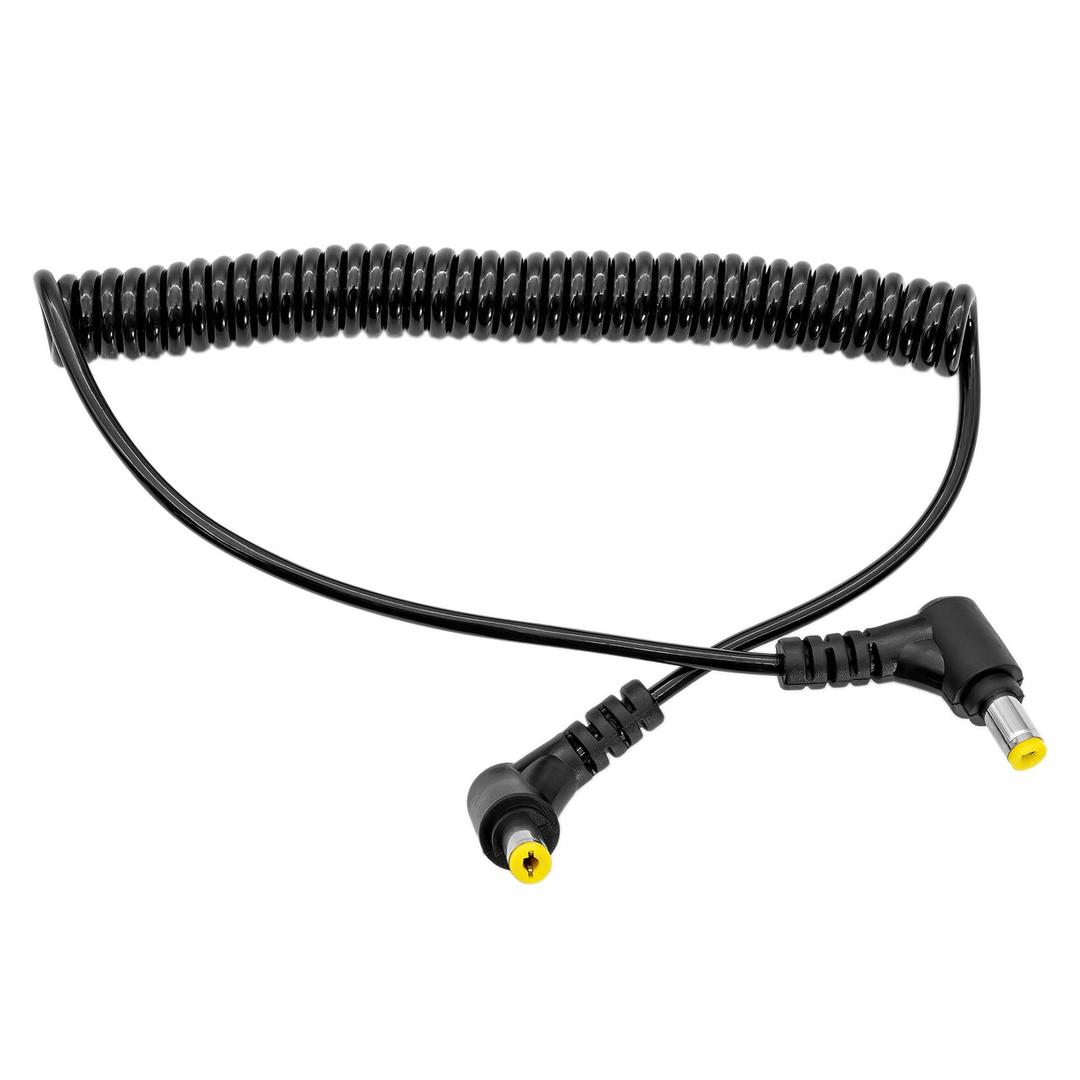 Kondor Blue DC to DC 2.1/5.5 Male Coiled Power Cable