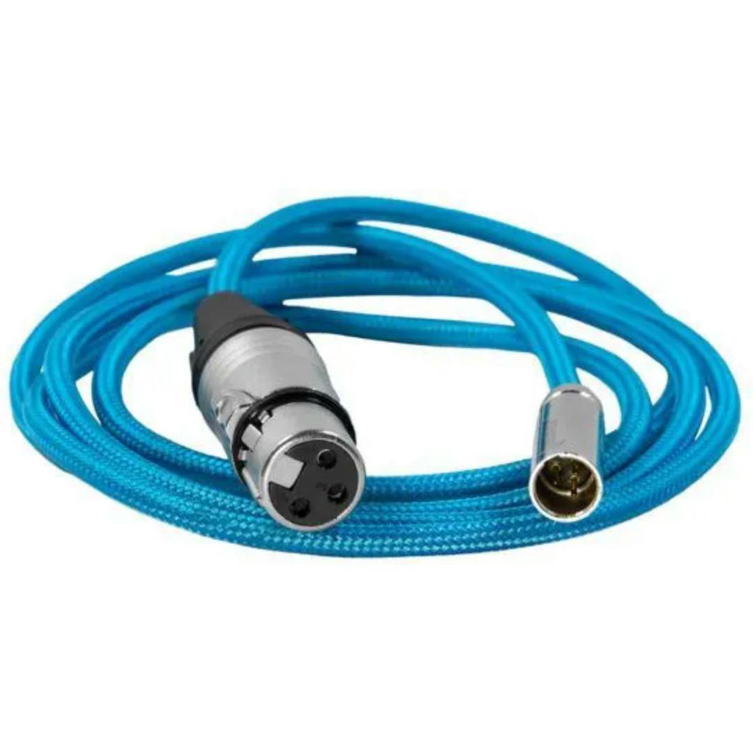 Kondor Blue Mini XLR to XLR for BMPCC & C70 16Inch | 5' | 25' - Blue, 5'