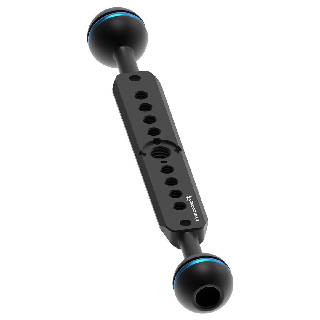 Kondor Blue Cine Magic Arm Extension Bar Double Ball Head Black