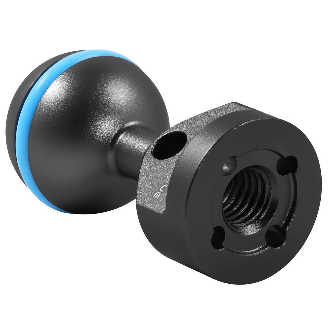 Kondor Blue 3/8Inch Ball Head with Locating Pins for Magic Arms Black