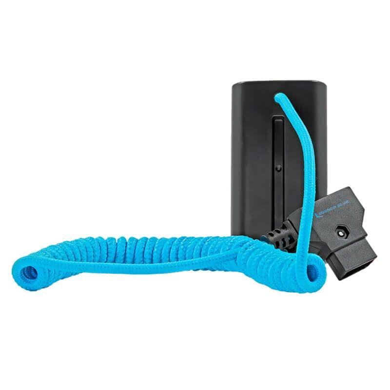Kondor Blue D Tap to Sony L Series Dummy Battery NPF Cable - Blue