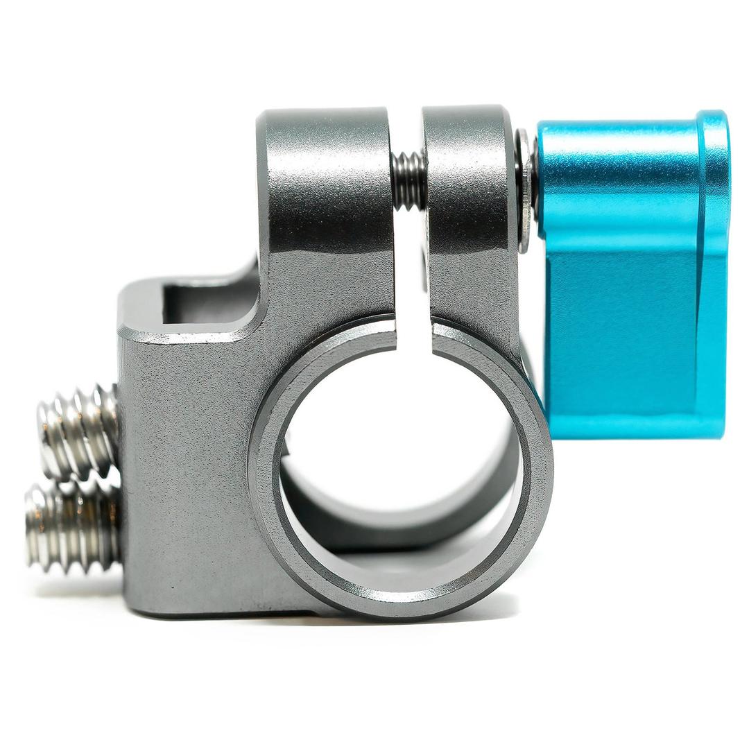Kondor Blue 15mm Single Rod Clamp for Focus Gears Space Gray