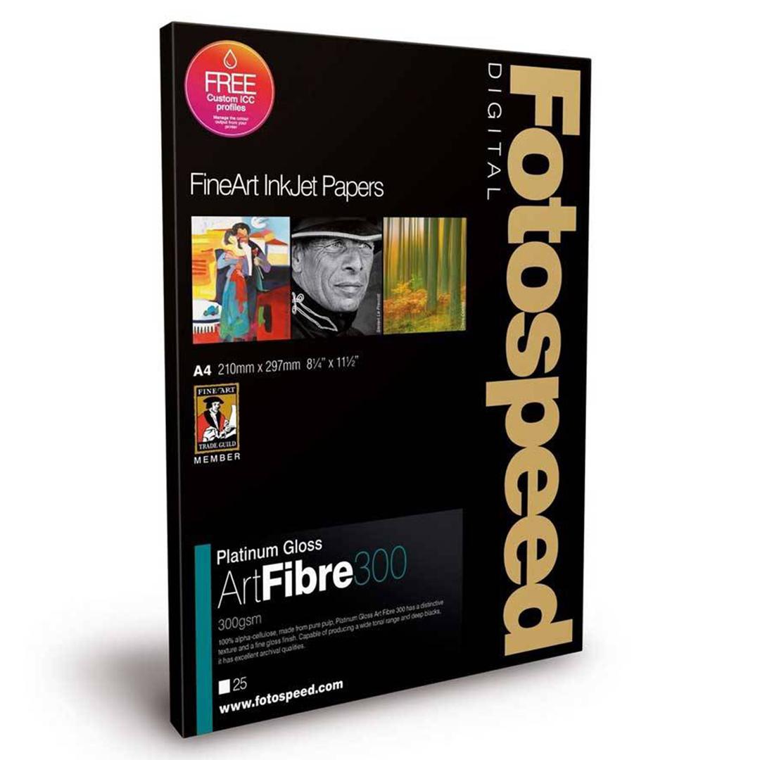 Fotospeed Platinum Gloss Art Fibre 300 A4 - 25 sheets