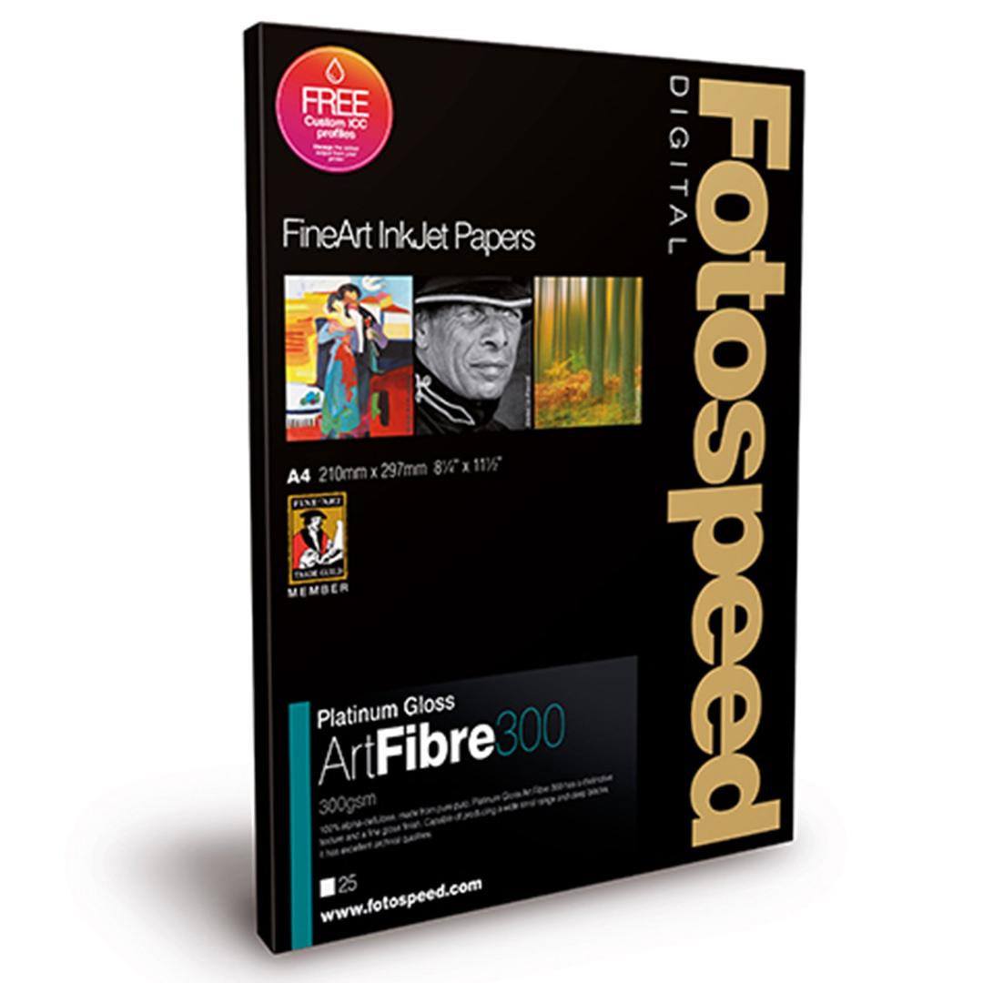 Fotospeed Platinum Gloss Art Fibre 300 A3 - 25 sheets