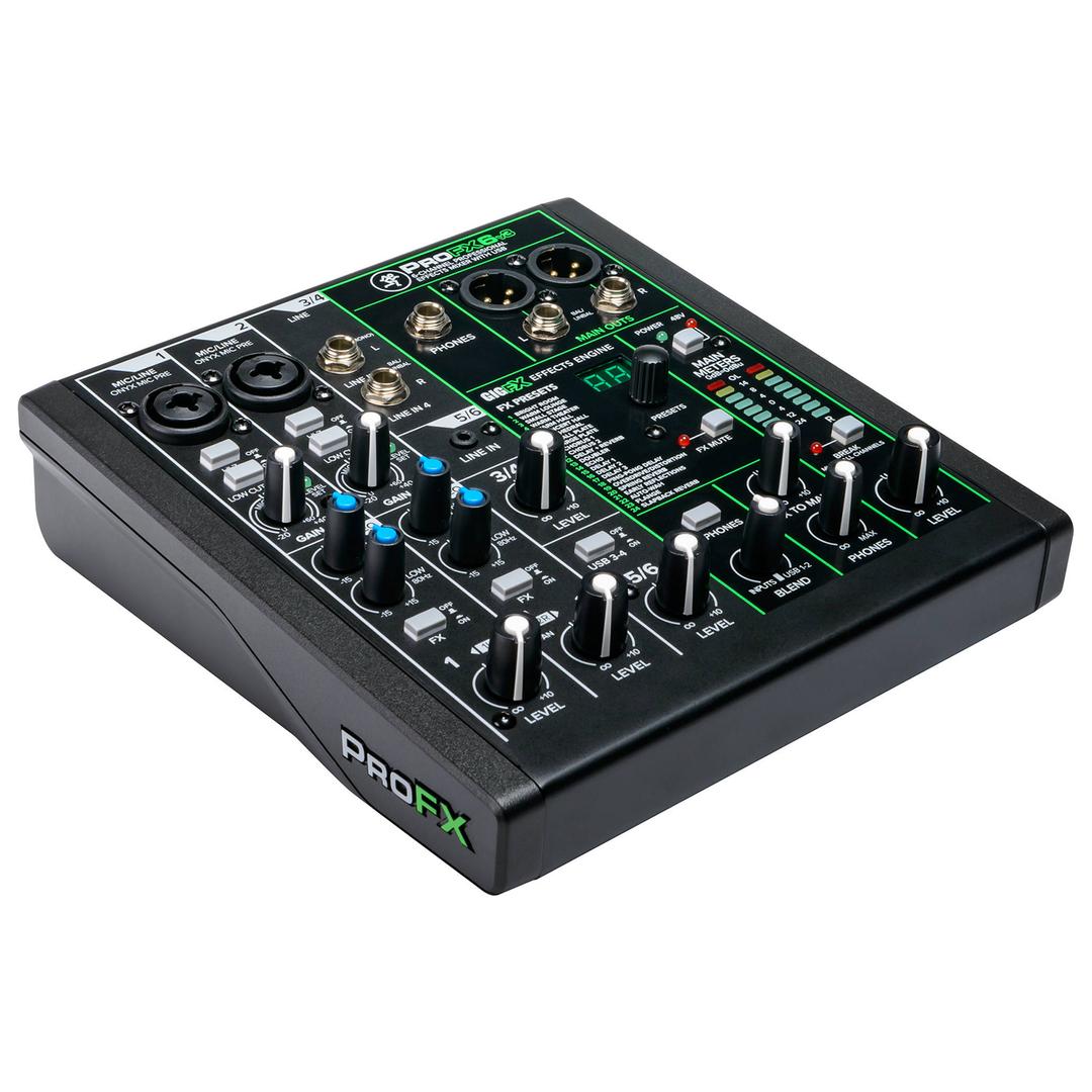 Mackie ProFX6v3 - 6 Channel Effects USB Mixer
