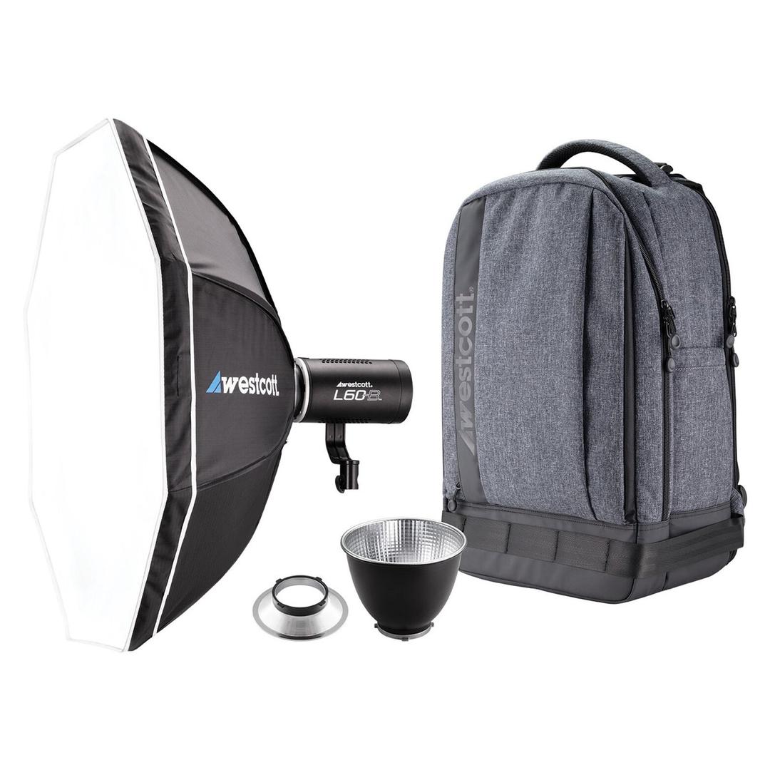 Westcott L60-B Bi-Colour COB LED 1-Light Backpack Kit