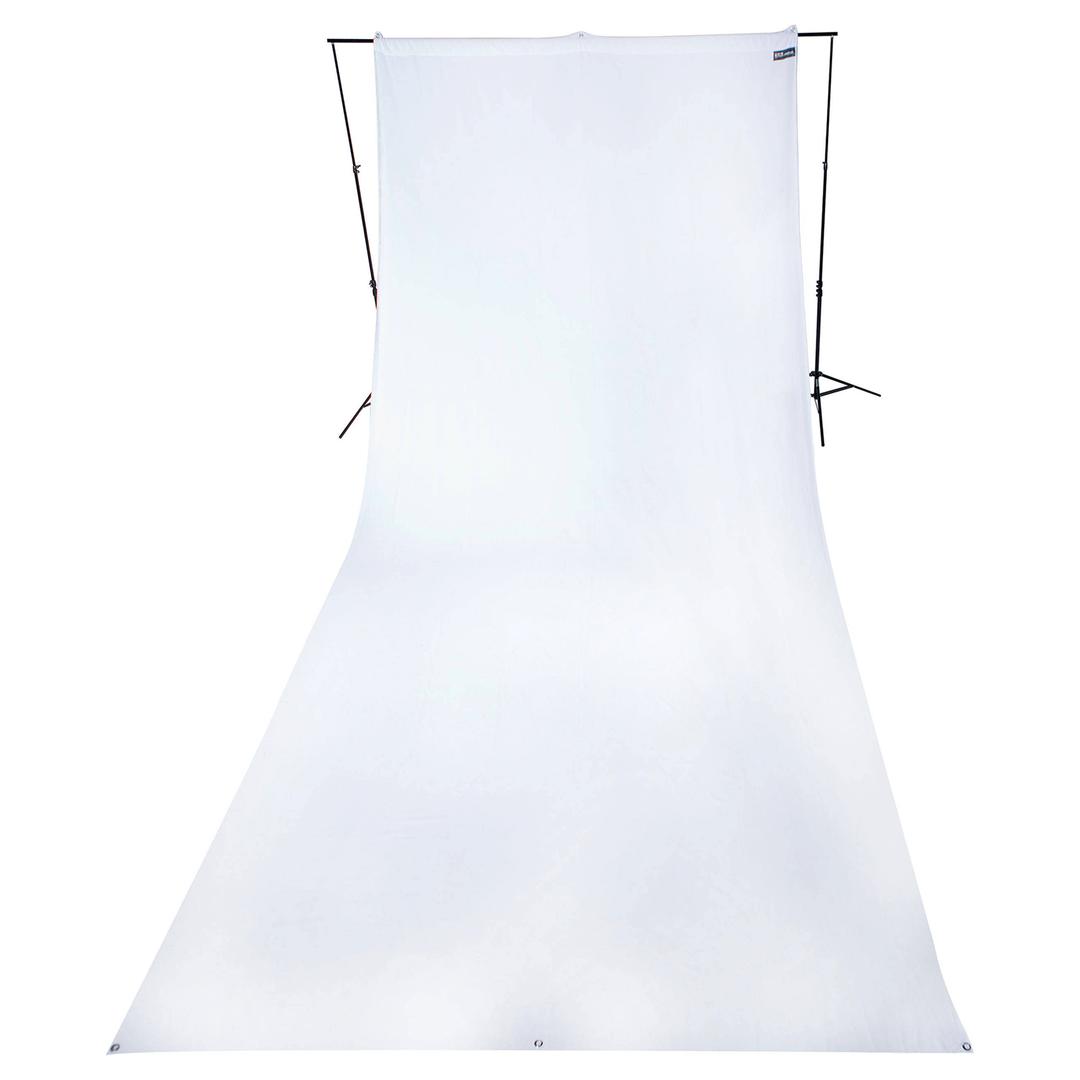 Westcott Wrinkle-Resistant Backdrop - High-Key White - 9ft x 20ft