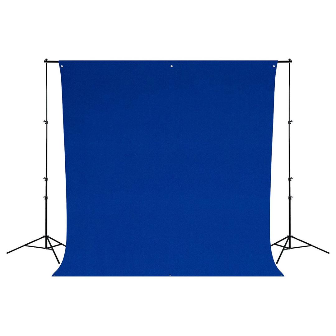 Westcott Wrinkle-Resistant Backdrop - Chroma-Key Blue - 9ft x 10ft