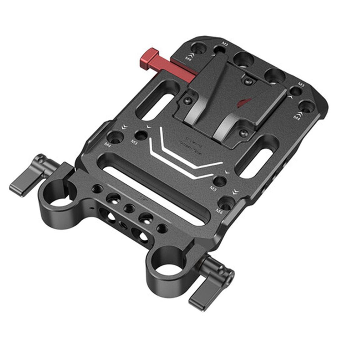 SmallRig V Mount Battery Plate With Dual 15mm Rod Clamp 3016