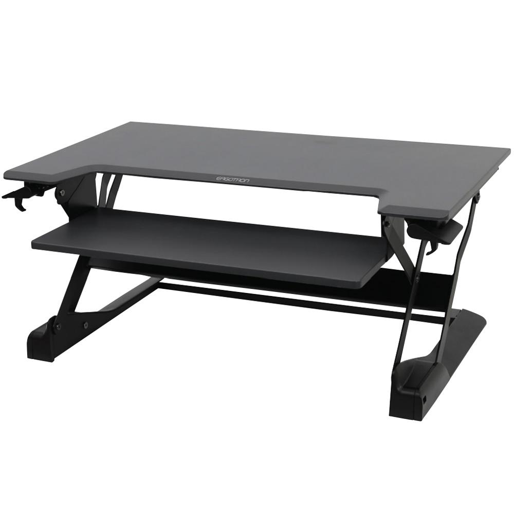Ergotron WorkFit-TL Sit-Stand Desktop Workstation - Black