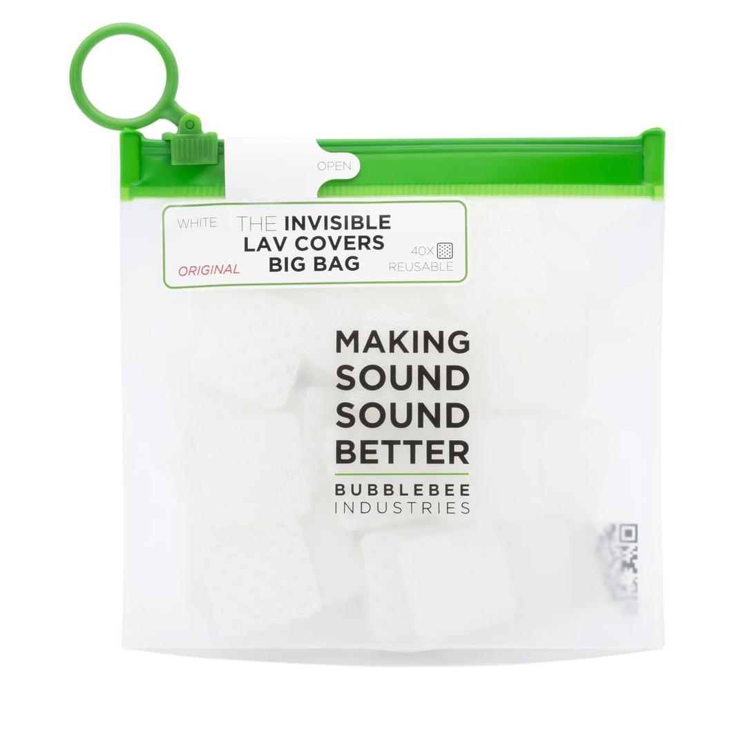 Bubblebee The Invisible Lav Covers- Big Bag - Original- White