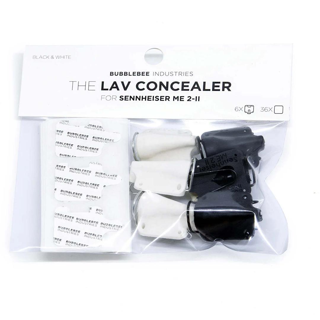 Bubblebee The Lav Concealer For Sennheiser Me 2-Ii- 6-Pack (3 Of Each Colour)