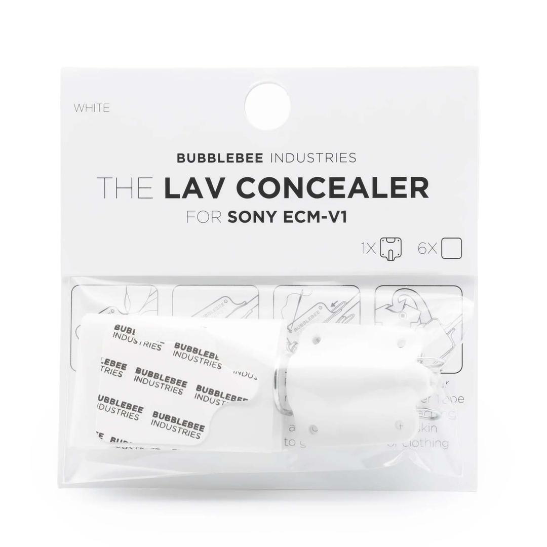 Bubblebee The Lav Concealer For Sony Ecm-V1- White