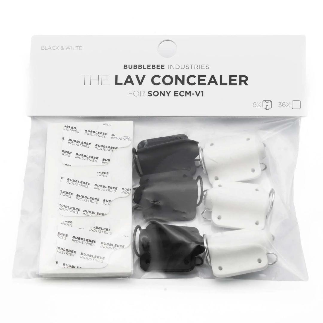 Bubblebee The Lav Concealer For Sony Ecm-V1- 6-Pack (3 Of Each Colour)