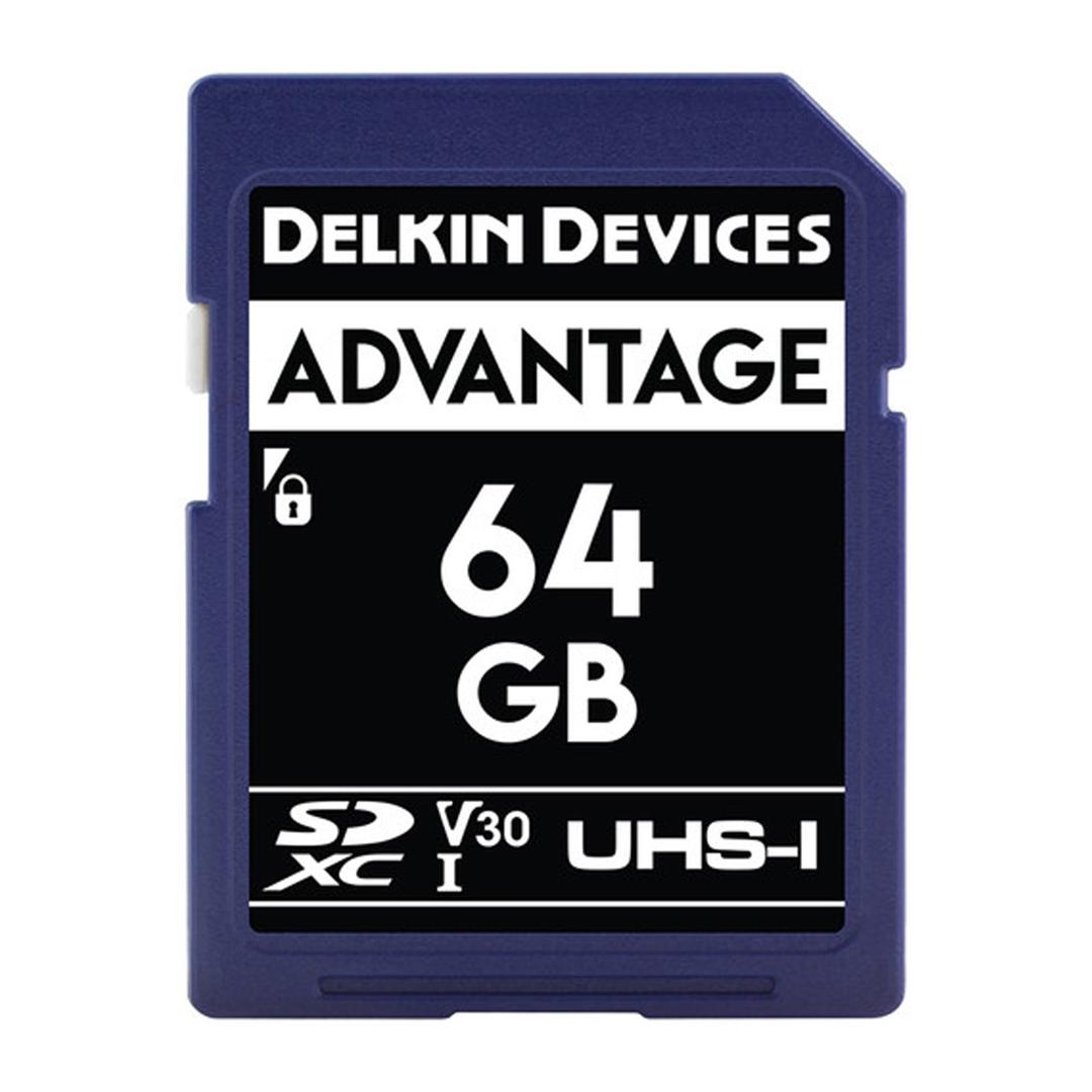 Delkin ADVANTAGE 64GB UHS-I SDHC Memory Card