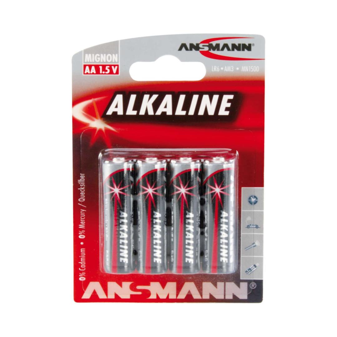 Ansmann Red Line AA Mignon Batteries Pack of 4