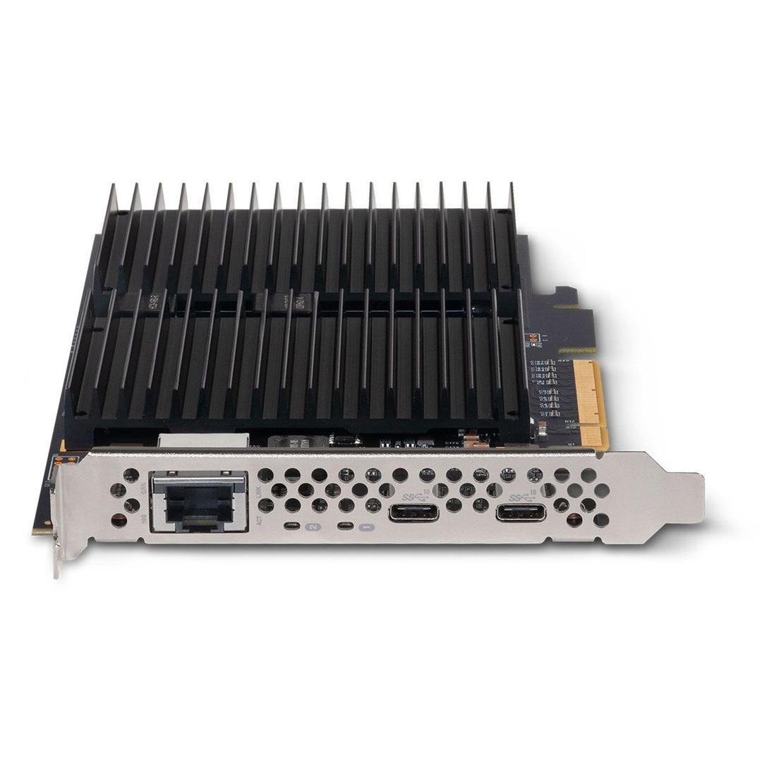 Sonnet McFiver 10GBASE-T 2 Port USB-C and Dual M.2 SSD PCIe Card