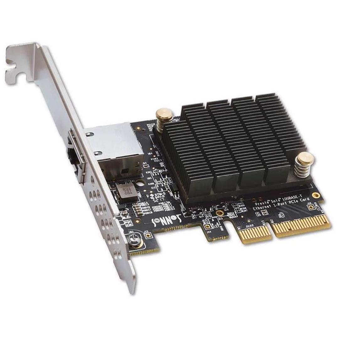 Sonnet Presto Solo 10GBASE-T Ethernet 1-Port PCIe Card  Thunderbolt Compatible