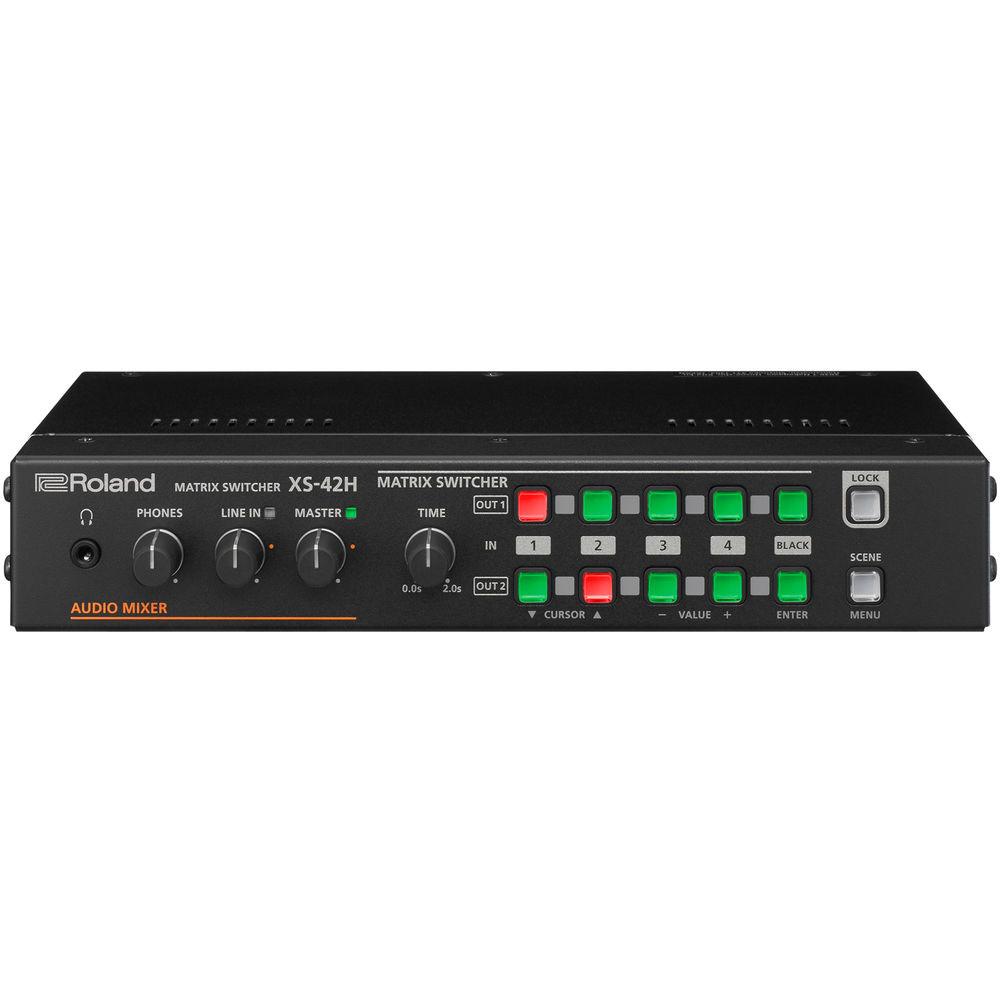 Roland Matrix Switcher, 4 In / 2 Out With LAN Control