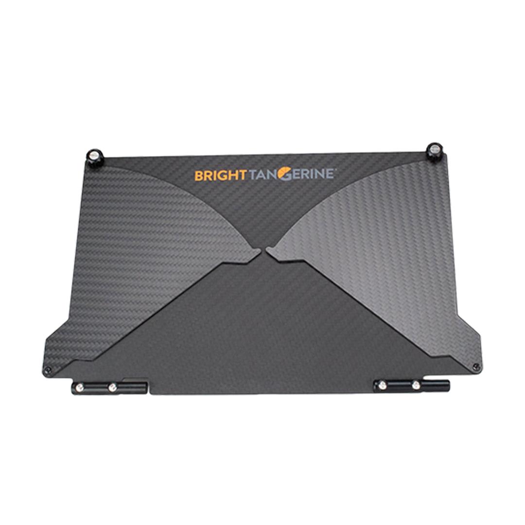 Bright Tangerine Carbon Fibre Bottom Flag (Misfit Kick)