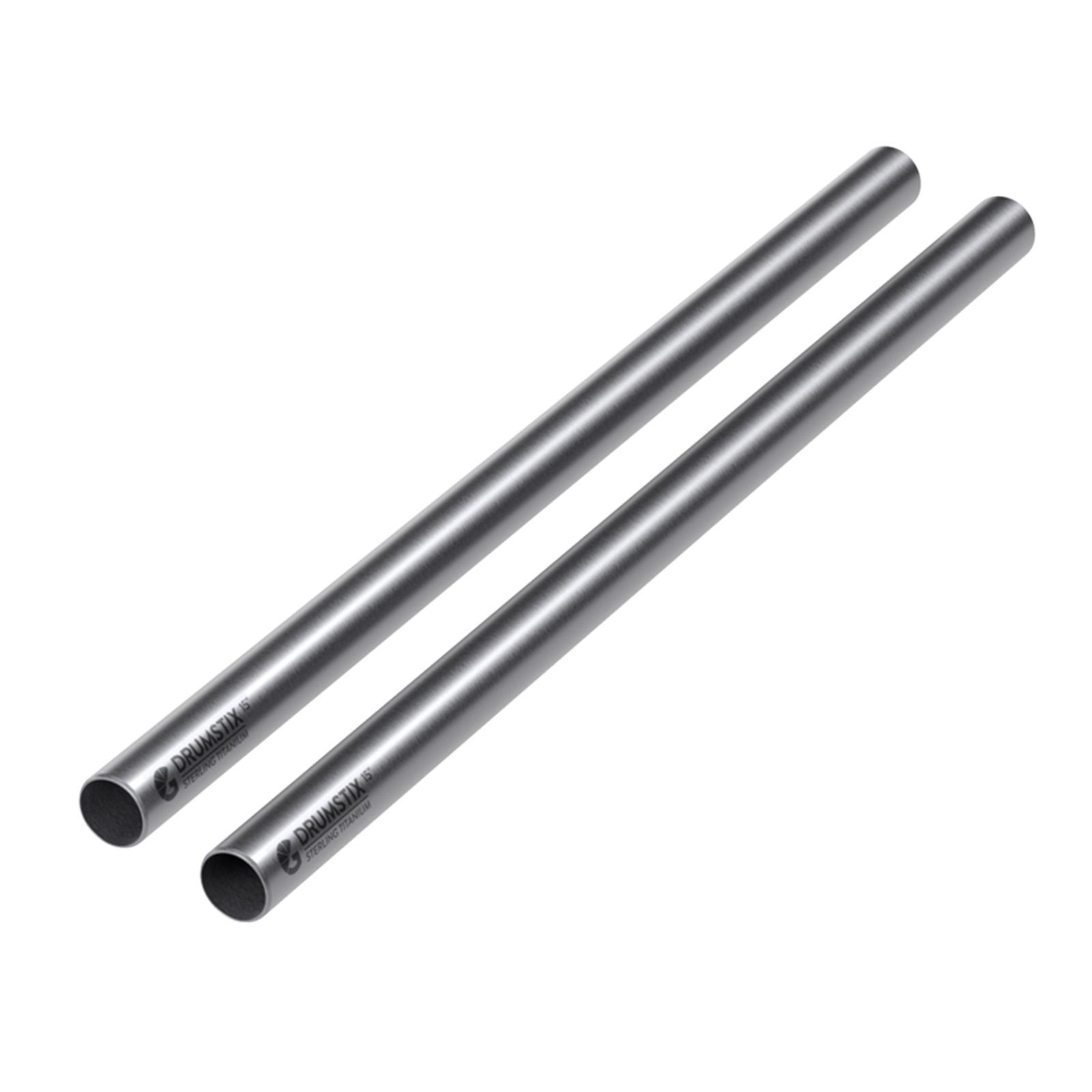 Bright Tangerine Drumstix 19mm Titanium Support Rods - 15Inch Pair (38.1cm)