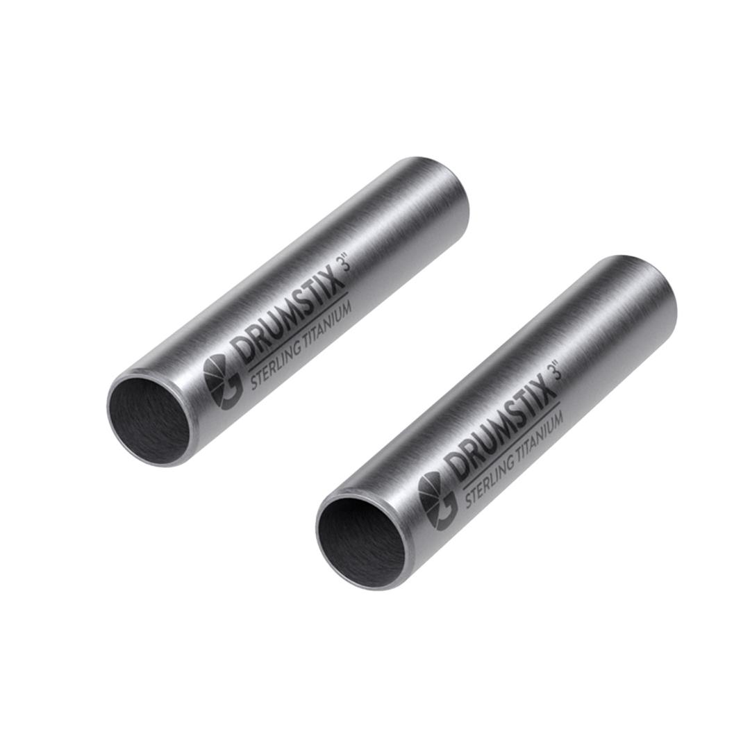 Bright Tangerine Drumstix 15mm Titanium Support Rods - 3Inch Pair (7.6cm)