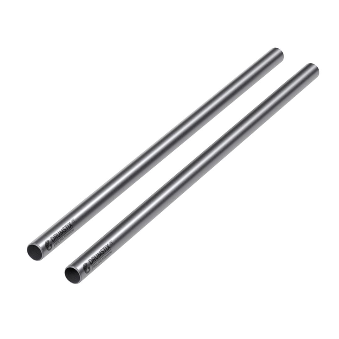 Bright Tangerine Drumstix 15mm Titanium Support Rods - 15Inch Pair (38.1cm)