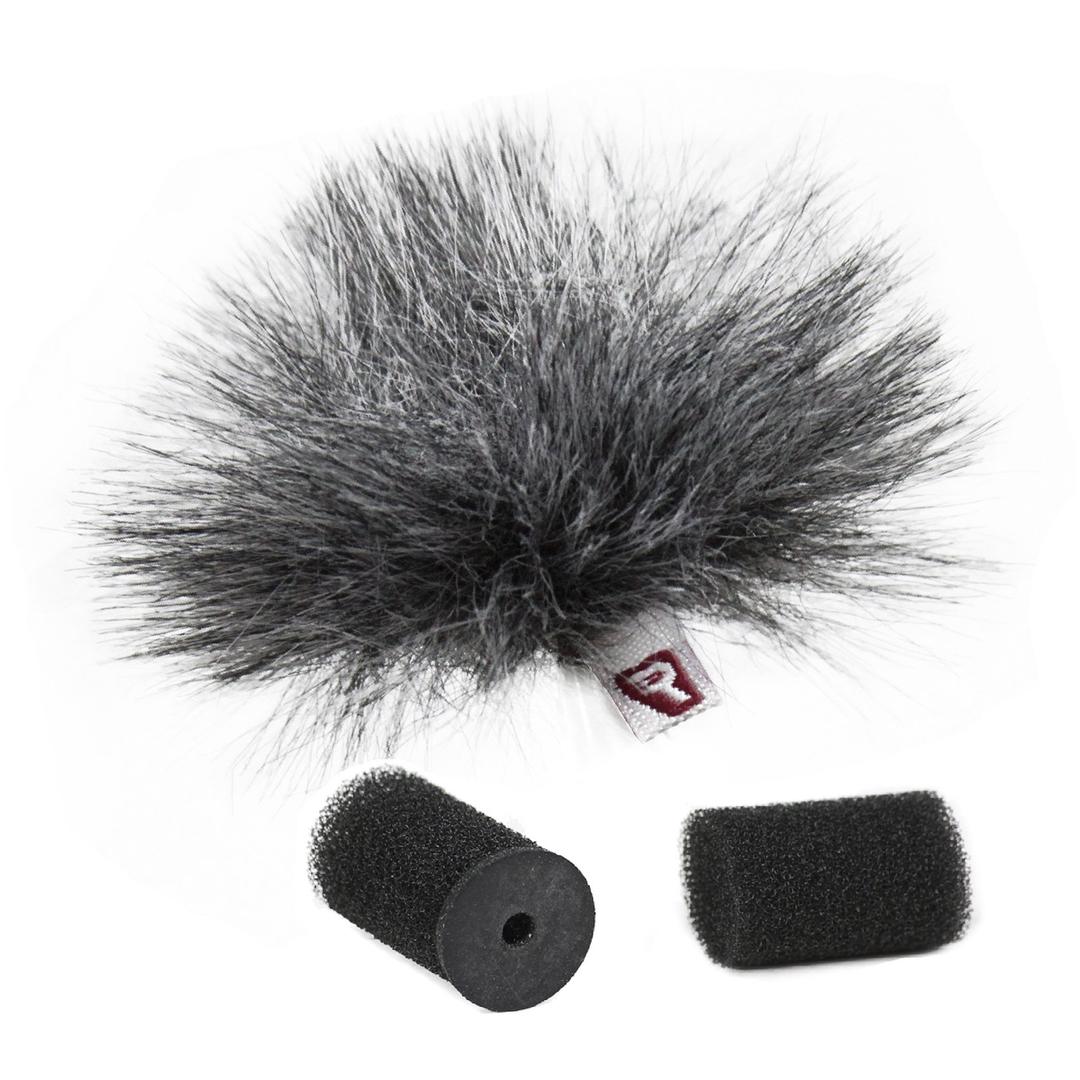 Rycote Grey Ristretto Lavalier Windjammer - pair