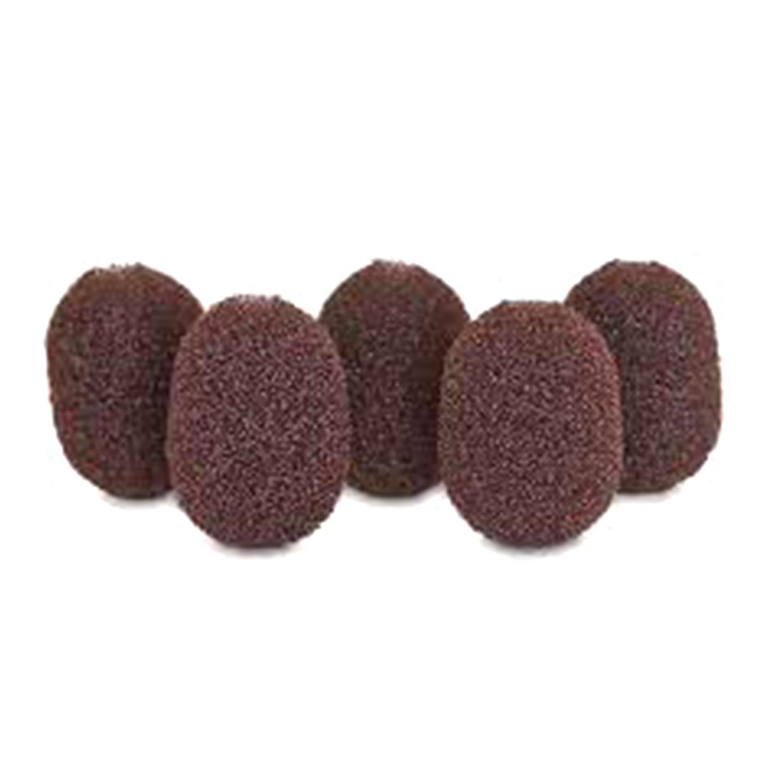 Rycote Lavalier Foams Brown (10 packs of 5)