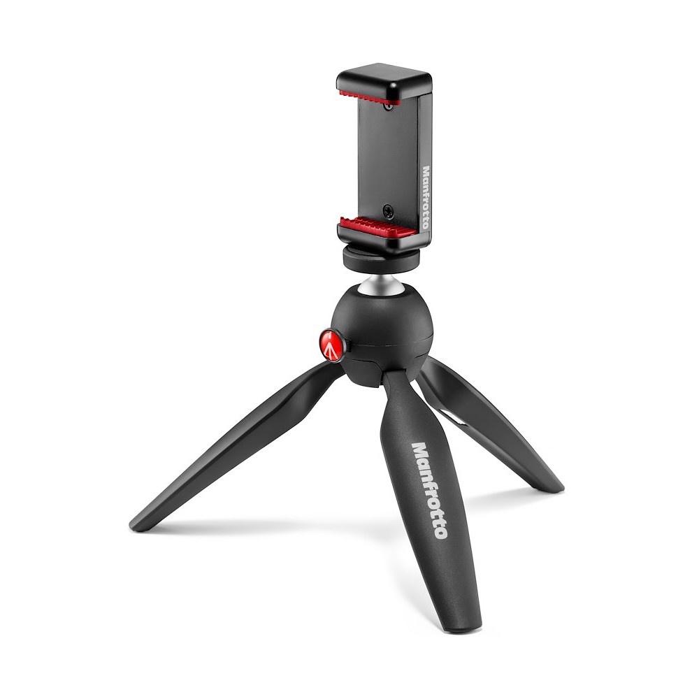 Manfrotto PIXI Mini Tripod MII with Clamp - Black