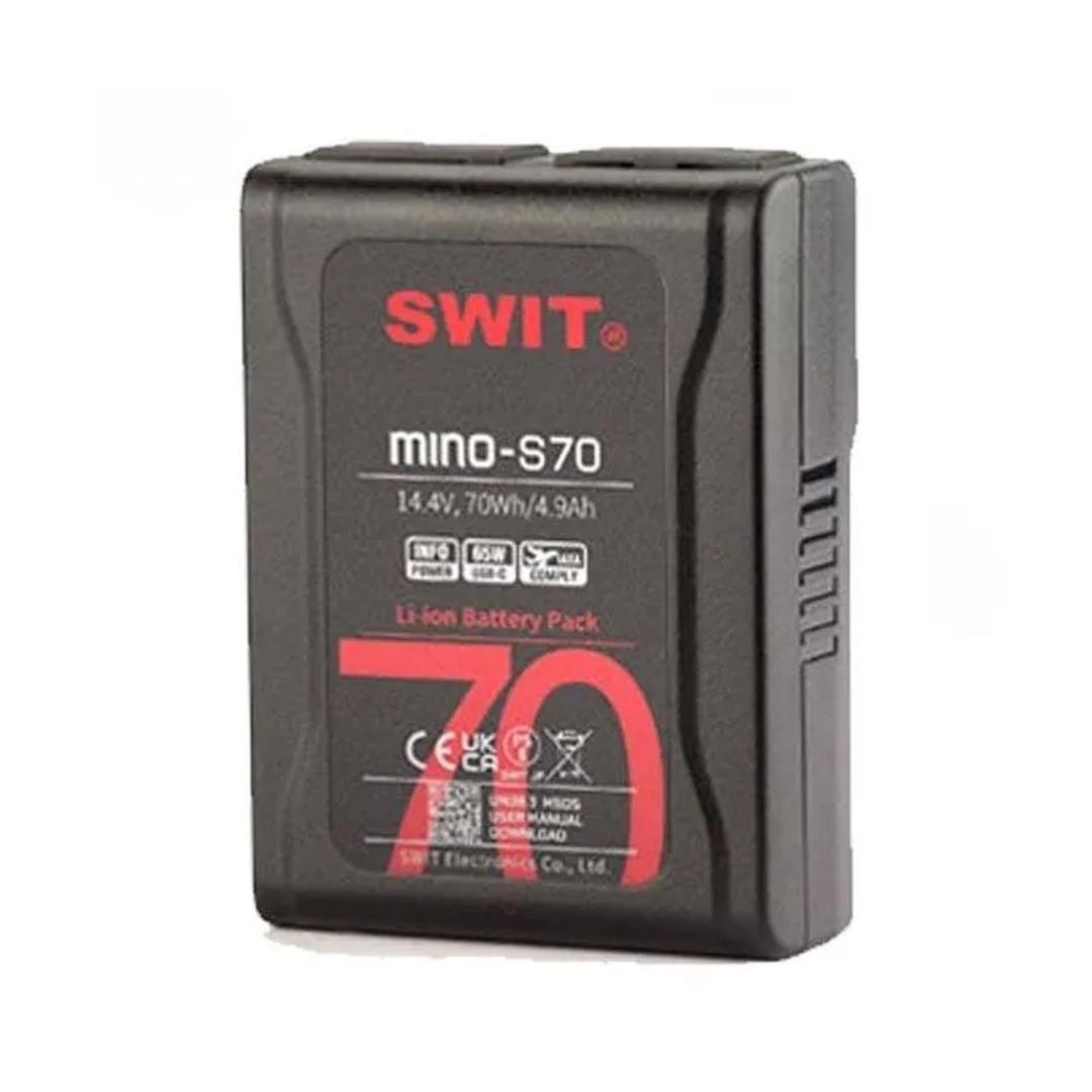 Swit Mino-S70 - USB-C tiny size with 70Wh pocket mini battery USB-A USB-C D-tap V-Mount