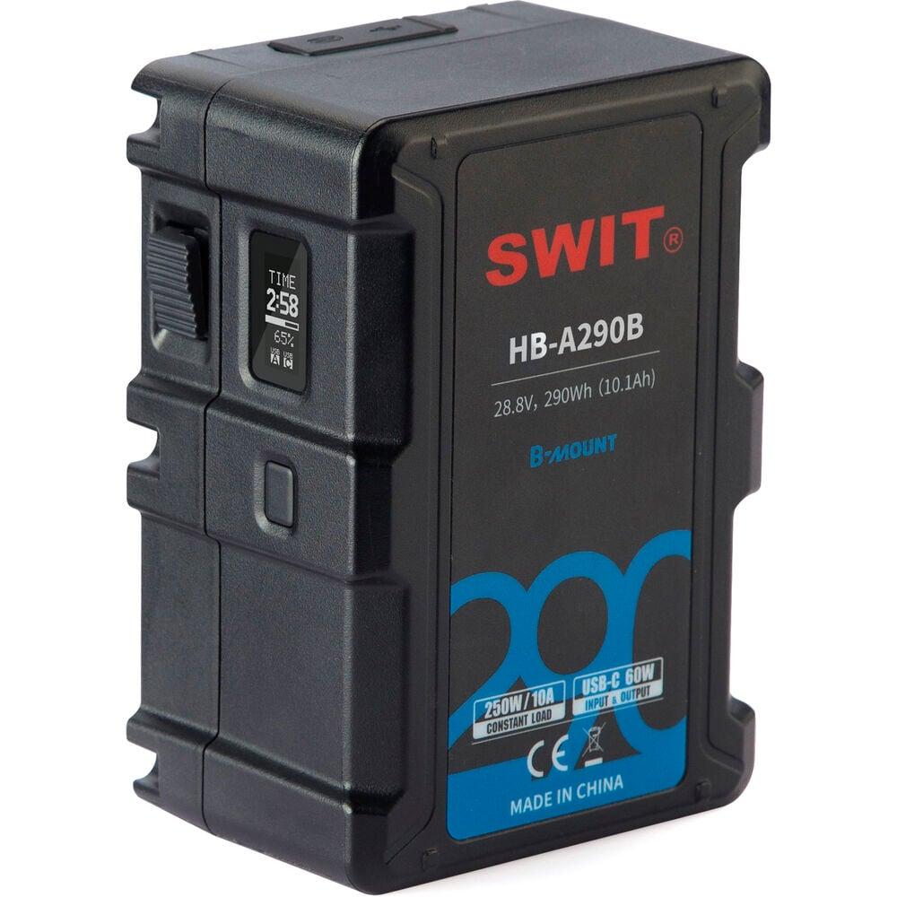 Swit HB-A290B - 290Wh Battery with 28V B-Mount 16V D-tap and USB-C USB-A