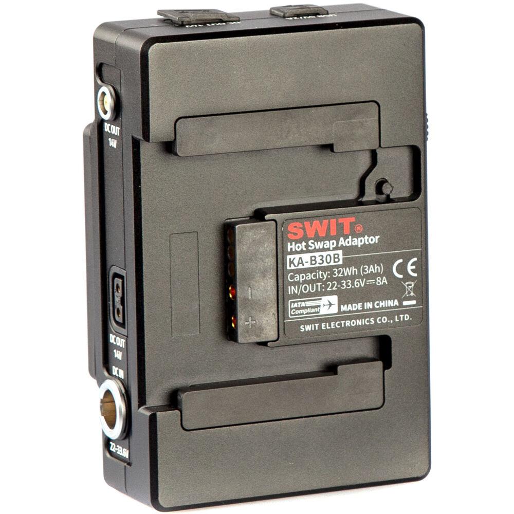 Swit KA-B30B - Hot-Swap Plate for 28V B-mount battery to B-mount devices