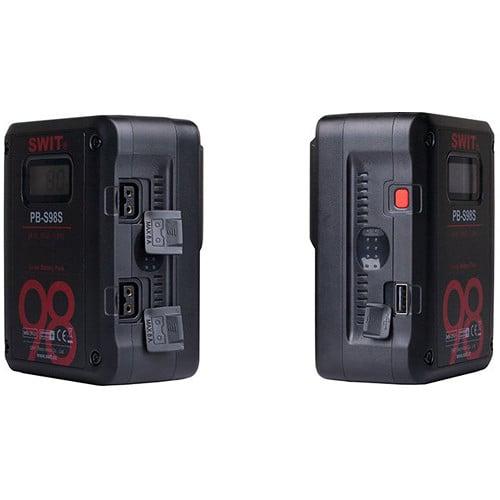Swit PB-S98S - 98Wh Multi-Sockets Square Cine Battery V-Mount