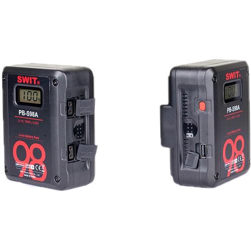 Swit PB-S98A - 98Wh Multi-Sockets Square Cine Battery Gold-Mount