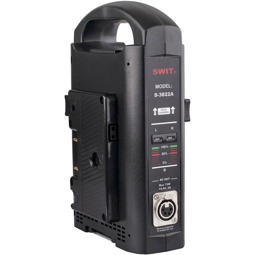Swit S-3822A - 2chx3A Fast Simultaneous Charger adaptor out Gold-mount