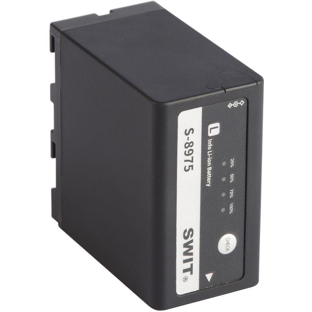 Swit S-8975 - 75Wh 10.4Ah NP-F-type Sony L-series DV battery with DC-pole in output