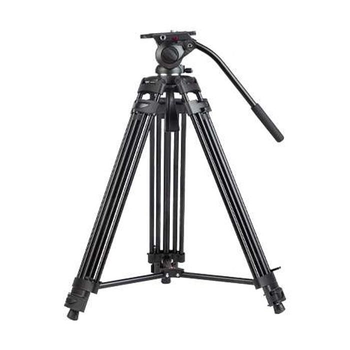 Swit TOWER100 - Aluminum Camera Tripod KIT with Swit TH100A Fluid Video Head