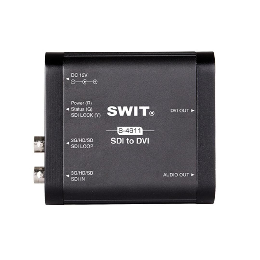 Swit S-4611 - Heavy Duty SDI to DVI converter