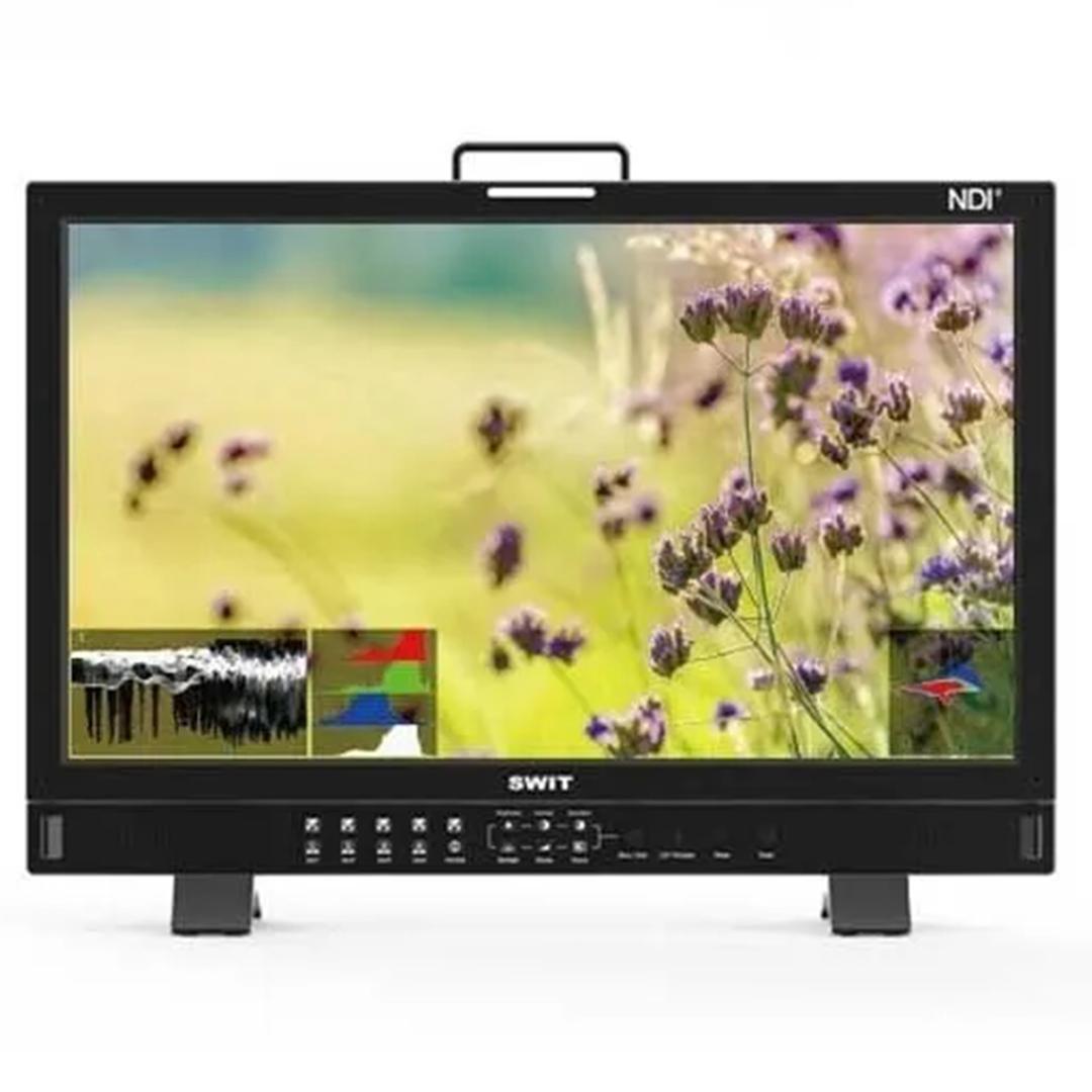 Swit BM-245-NDI - 23.8Inch 4K-NDI QLED HDR DCI-P3 Zero-Delay professional FHD Monitor