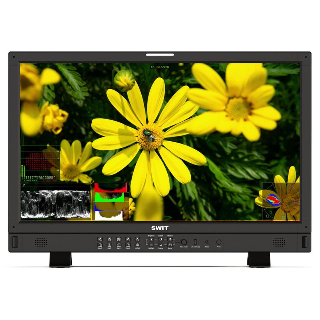Swit BM-U275HDR-8K - 27Inch 8K High-Bright 4x12GSDI HDR Zero-Delay UHD Monitor with AI-Calibration