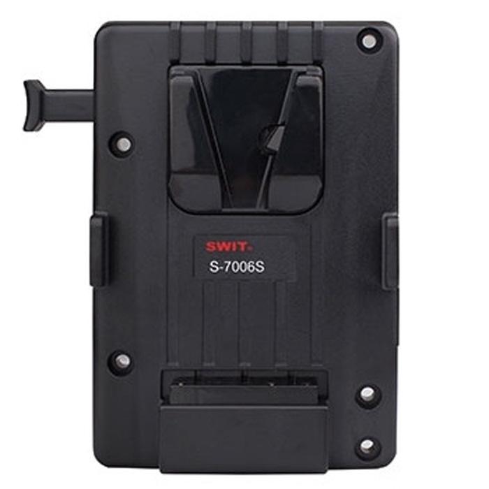 Swit S-7006S - V-mount plate screws-mount and 2-pin DC plug connect