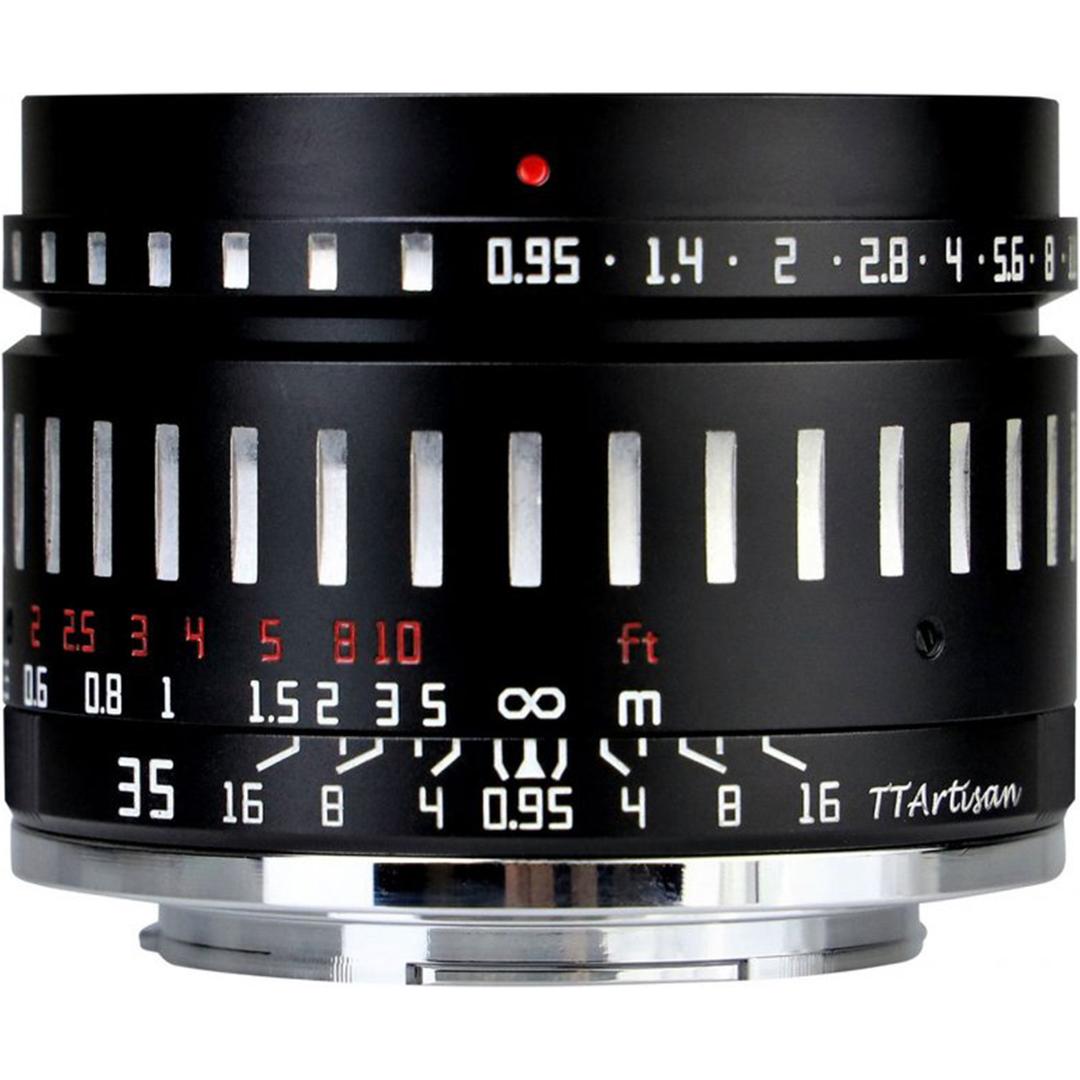 TTArtisan 35mm f0.95 Lens for Canon RF - Black & Silver