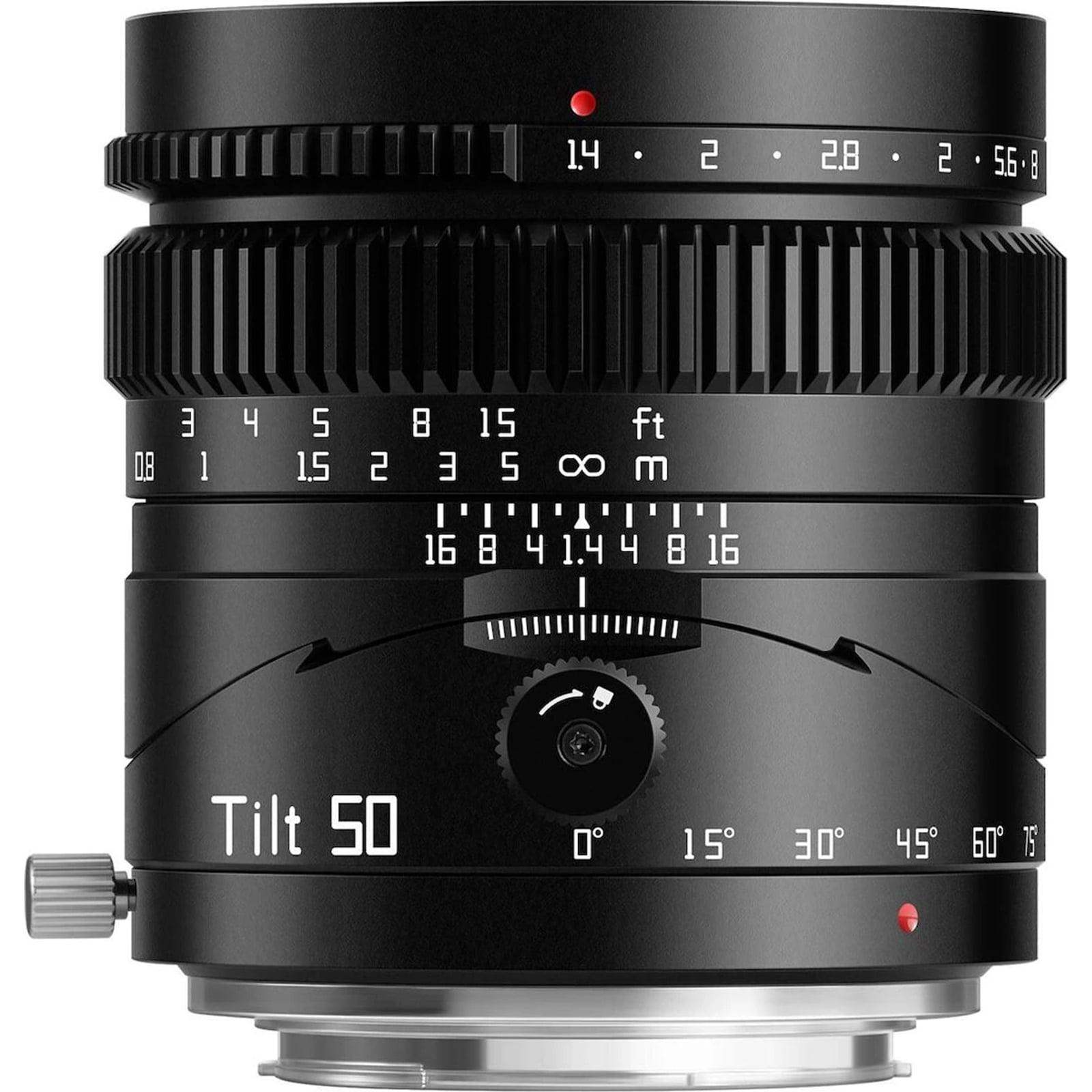TTArtisan 50mm f1.4L Tilt Lens for Sony E - Black