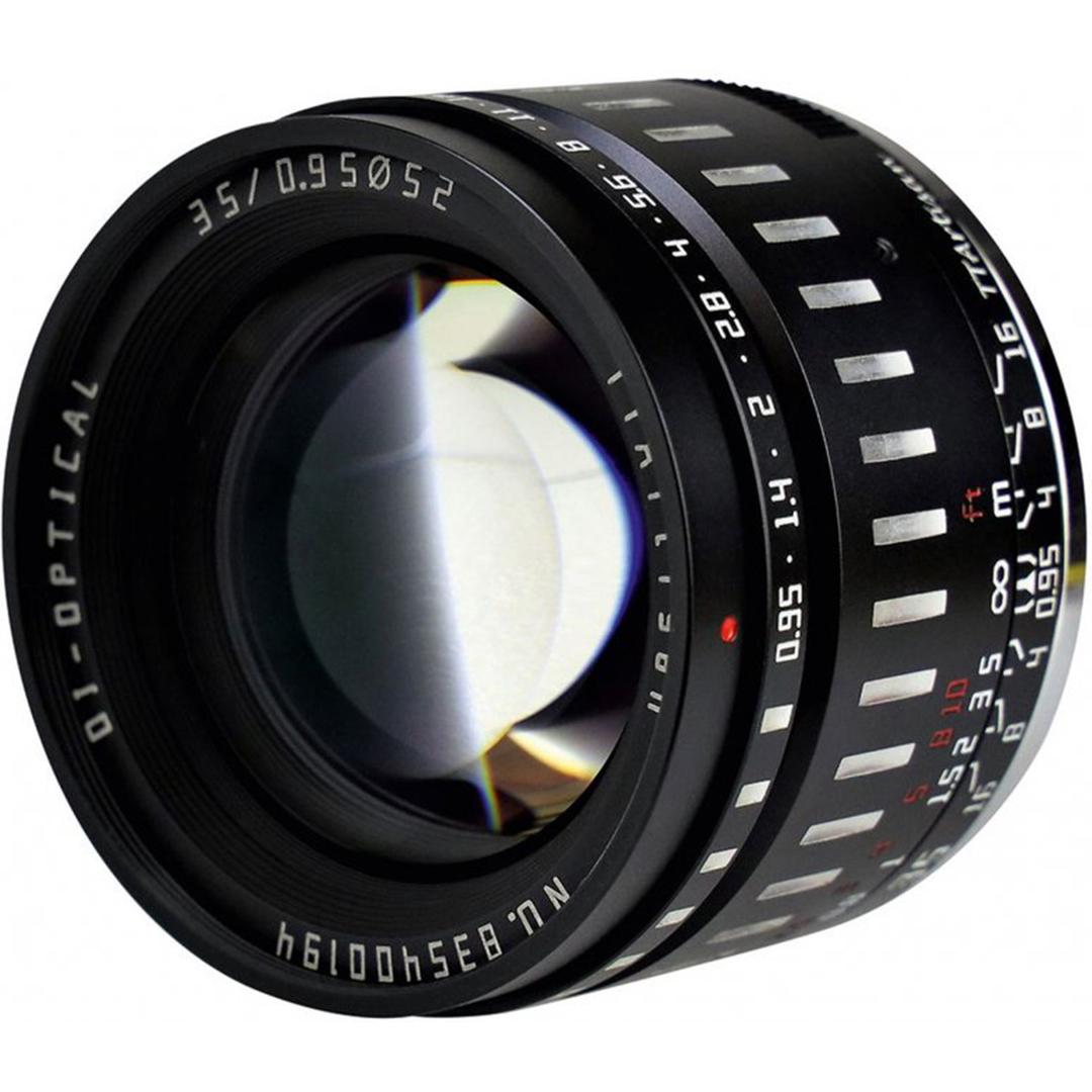 TTArtisan 35mm f0.95 Lens for Leica L-Mount - Black & Silver