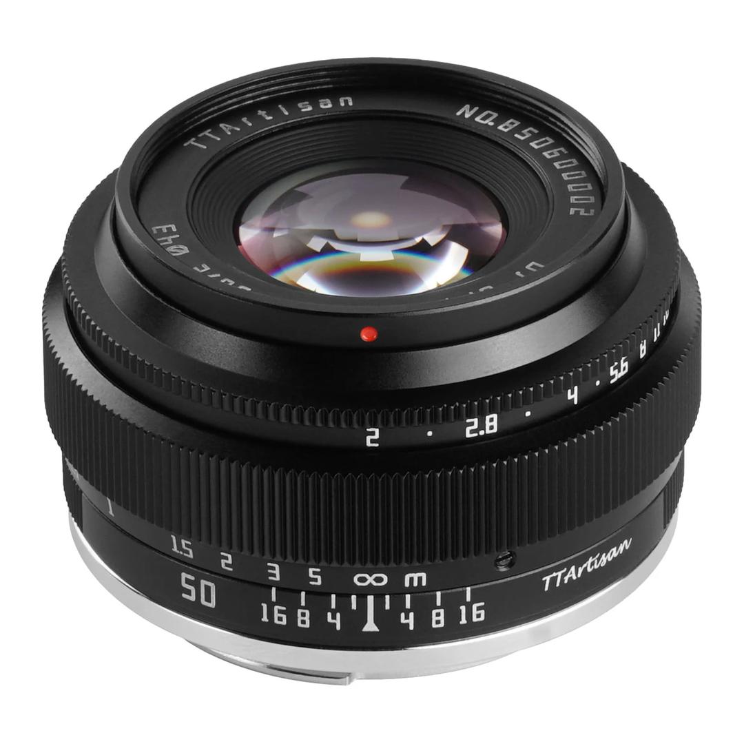 TTArtisan 50mm f2 Lens for Fujifilm X - Black