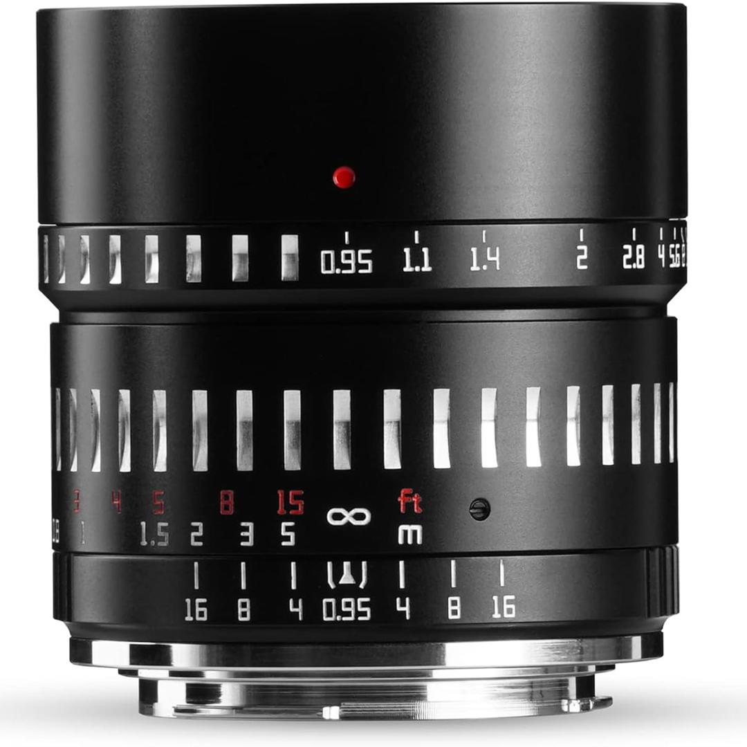 TTArtisan 50mm f0.95 Lens for L-Mount - Black & Silver