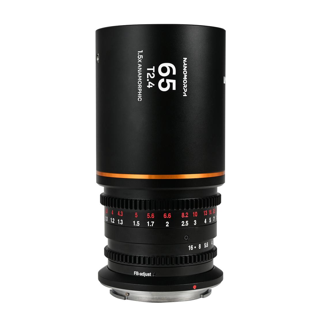 Laowa Nanomorph 65mm T2.4 1.5X S35 (Amber) Lens for Fujifilm X