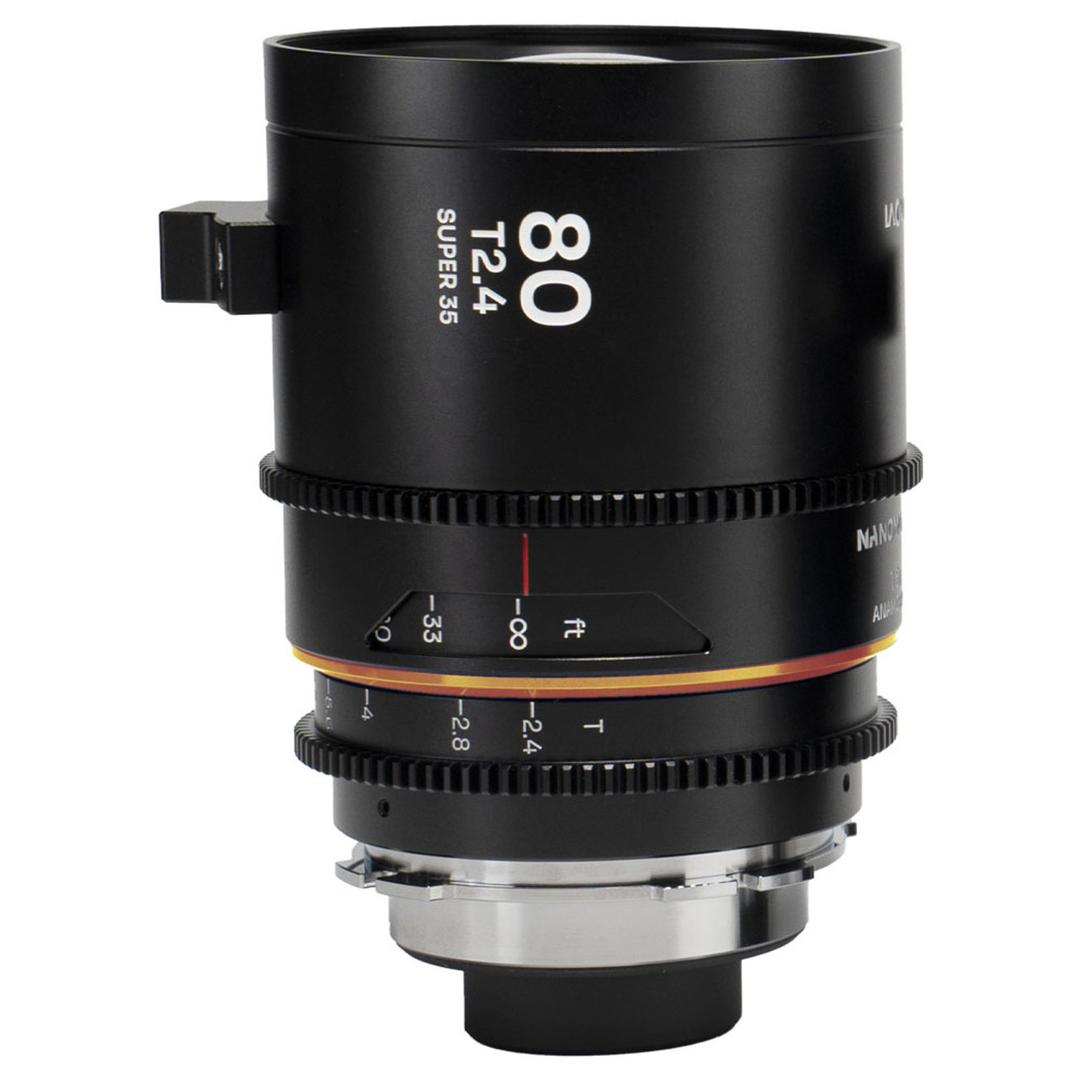 Laowa Nanomorph 80mm T2.4 1.5X S35 (Amber) Lens for L-Mount