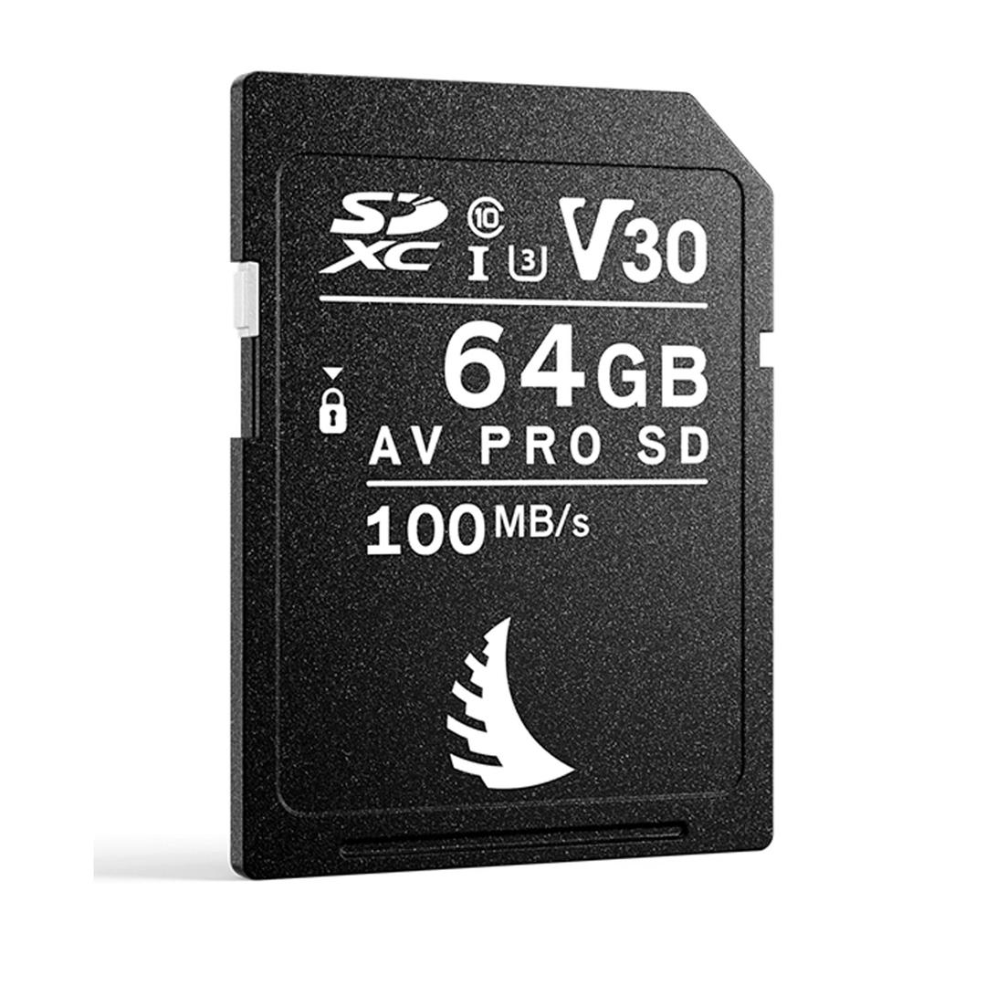 Angelbird AV PRO 64GB (100MB/s) V30 SD Memory Card